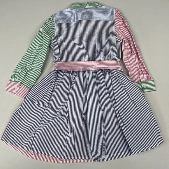 Ralph Lauren Striped Multicolor Kids Dress - Picture 5 of 6